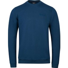 2AS Orlando Erkek Interlok Sıfır Yaka Sweatshirt Lacivert 2ASORLUFBSS24-0335