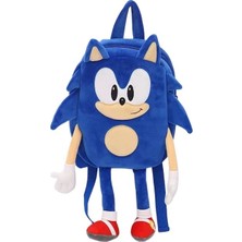 Shivering Sonic Peluş Çanta Süper Sonic Fare Kirpi Çocuk Oyuncak Sırt Çantası (Yurt Dışından)