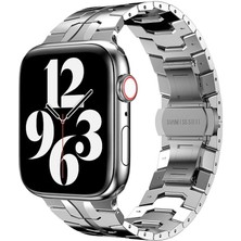 Lopard Apple Watch Uyumlu 42MM 44MM Metal Snake Kordon - Krd-63 ile Tarzınızı Yansıtın