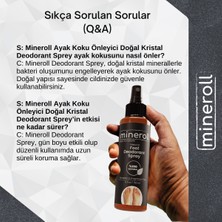 Mineroll Ayak Koku Önleyici Doğal Kristal Deodorant Sprey 150 ml