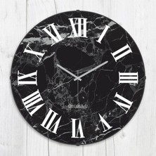 Mediterian 35x35 cm Çocuk Dekoratif Bombeli Cam Duvar Saati, Beyaz, Plastik, Şık ve Kullanışlı