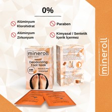 Mineroll Ayak Banyosu Doğal Kristal Koku Önleyici 1 Kutu (5 Adet Saşe)