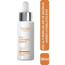 Vlora Cosmetics Eye Contour Serum 30 ml ( %5 Caffeine Vitamin C )