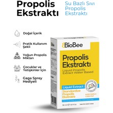 Bıobee Sıvı Propolis Alkolsüz ve Glutensiz Extract Liquid 30 Ml. (Gaga Sprey Hediyeli)