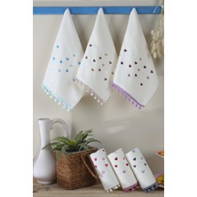 Mutfak ve Banyo Havlusu 30X50 %100 Pamuk 6 Lı Set Bej