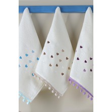 Mutfak ve Banyo Havlusu 30X50 %100 Pamuk 6 Lı Set Bej