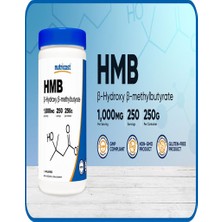 Nutricost Hmb Amino Powder 1000 Mg 250 gr 250 Servis