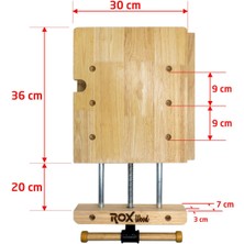 Rox Wood 0274 Tezgah Üzeri Mengeneli Ahşap Çalışma Tezgahı