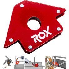 Rox 0072 Manyetik Açılı Kaynak Tutucu Mıknatıs Gönye 22 kg