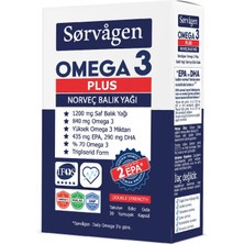 Sorvagen Plus 1200 Mg Norveç Balık Yağı, 30 Kapsül