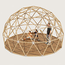 Cactus Dome -Jeodezik Kubbe / Geodesic Dome Bağlantı Parçaları Beyaz (61 Adet) - 3V 5/9 Düz Taban