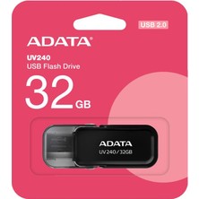 Adata AUV240-32G 32GB Usb2.0 Siyah Flash Bellek