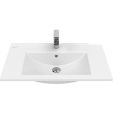 Creavit Su Etajerli Lavabo 80CM Beyaz