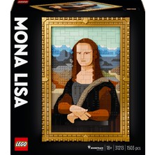 LEGO  Art Mona Lisa 31213 - Yetişkinler Için Dekoratif Koleksiyonluk ve Sergilenebilir Leonardo Da Vinci Tablosu Yapım Seti (1503 Parça)