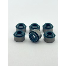 Subap Lastiği Sızdırmazlık Keçesi 16 Adet Fkm ON_S74 Mavi 7 x 10,7/14,55 x 9,2