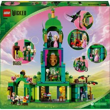 LEGO  Wicked Emerald City’ye Hoş Geldiniz 75684 - 9 Yaş ve Üzeri Çocuklar Için Kule Modeli, Glinda ve Elphaba Mini Bebekleri Içeren Yaratıcı Oyuncak Yapım Seti (945 Parça)