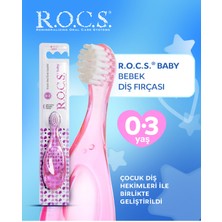 R.O.C.S. Baby 0-3 Dişfırçası-Pembe