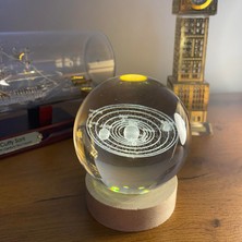 Hediye 3D LED Işıklı Güneş Sistemi Küre Gece Lambası Kişiye Özel Yıldız Haritası