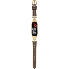 Dgplz Store Xiaomi Mi Band 5/6 Için Hakiki Deri Watch Band (Yurt Dışından)