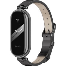 Dgplz Store Xiaomi Mi Band 8/9/9 Nfc Için Ilk Katman Sığır Derisi Kayış (Yurt Dışından)