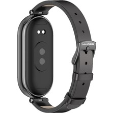 Dgplz Store Xiaomi Mi Band 8/9/9 Nfc Için Ilk Katman Sığır Derisi Kayış (Yurt Dışından)
