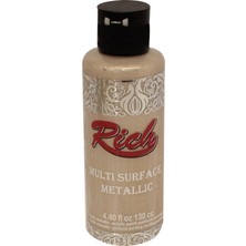 Rich Multi Surface Metalik Boya 130 cc Şampanya 6518