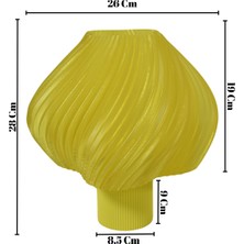 Creamaura Soft Sarı Abajur