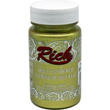 Rich Multi Surface Titanium Metalik Boya 90 cc Altın 2520