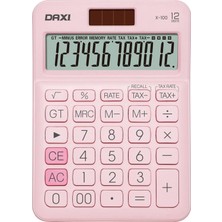 Daxı X-100 Pembe Renk Hesap Makinesi