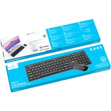 GM17 Business Kablosuz Klavye ve Mouse Seti - Türkçe Q - Siyah - Premium Product