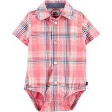 Oshkosh Erkek Bebek Kısa Kollu Gömlek Body