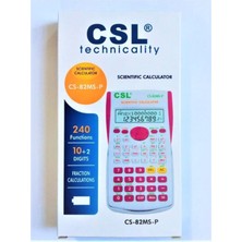 Csl CS-82MS-P Pembe Fonksiyonlu Hesap Makinesi 12 Hane