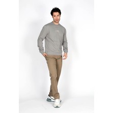 Lee Cooper Jagger Porter Erkek Slım Straıght Dar Kesim Normal Bel Dokuma Pantolon Düz Paça Kahverengi