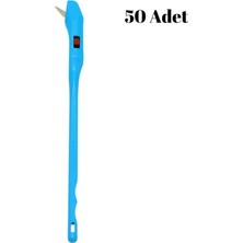 Dinç Kitchen Hamur Çizik Jileti Ayarlanabilir 50 Adet Mavi