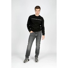 Lee Cooper Harry Erkek Straıght Normal Kesim Normal Bel Düz Paça Jean Pantolon Antrasit