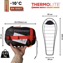 Trimm Impact -10'c Ultralight Uyku Tulumu - 195R, Kırmızı