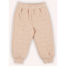 Kız Bebek Kedi Somon Eşofman Alt