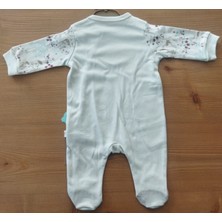 Organik Ceylan Baskılı Çıtçıtlı Bereli Patikli Tulum Zıbın