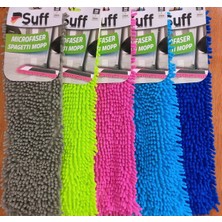 Mediterian 50 cm mikrofiber paspas yedek ucu, kuru ve nemli temizlik için uygun, hafif ve kullanışlı