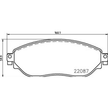Valeo Ön Fren Balata Renault Trafic Iii 15 Opel Vivaro B 15 13