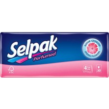 Selpak Çiçek Kokulu Mendil 10 x 4 Paket (40 Adet)