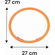 Daire Seksek Halka Oyunu Seti 22 Parça - Anaokulu ve Açık Hava Bahçe Aktivite Eğitim Çemberi 27 cm