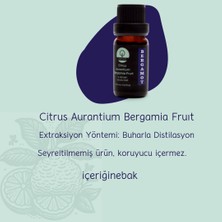 Unicuslife % 100 Saf Doğal Bergamot Yağı,  (Seyreltilmemiş) 10 ml