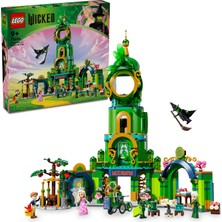 LEGO  Wicked Emerald City’ye Hoş Geldiniz 75684 - 9 Yaş ve Üzeri Çocuklar Için Kule Modeli, Glinda ve Elphaba Mini Bebekleri Içeren Yaratıcı Oyuncak Yapım Seti (945 Parça)