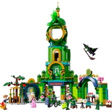 LEGO  Wicked Emerald City’ye Hoş Geldiniz 75684 - 9 Yaş ve Üzeri Çocuklar Için Kule Modeli, Glinda ve Elphaba Mini Bebekleri Içeren Yaratıcı Oyuncak Yapım Seti (945 Parça)