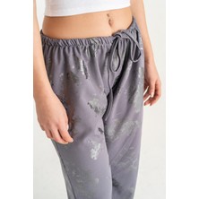 Cely Mavi Detay Işlemeli Kadın Pantalon