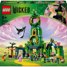 LEGO  Wicked Emerald City’ye Hoş Geldiniz 75684 - 9 Yaş ve Üzeri Çocuklar Için Kule Modeli, Glinda ve Elphaba Mini Bebekleri Içeren Yaratıcı Oyuncak Yapım Seti (945 Parça)