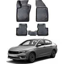 Fiat Egea (2015-2020) Kauçuk Paspas - (Siyah)