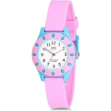 Q&q Su Geçirmez Çocuk Kol Saati Deniz Mavisi Renkli Kasa ve Kordon ile 10 ATM Suya Dayanıklı