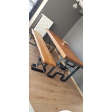 Deryawood Doğal Ahşap Yemek Masası 70x140 cm